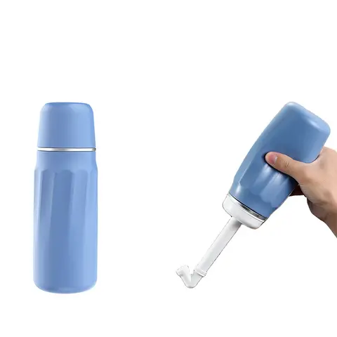 400ml 휴대용 비데 스프레이 휴대용 여행 비데 개인 청소기 위생 병 스프레이 샤워 세척 아기 엉덩이 플러시 장치