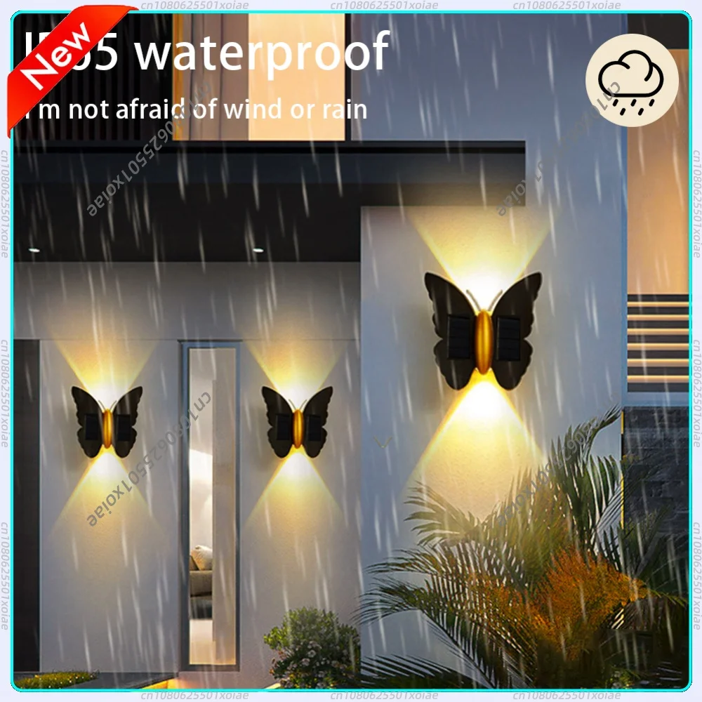 luz-solar-de-parede-em-forma-de-borboleta-com-sensor-de-movimento-luminaria-externa-para-jardim-quintal-e-corredor
