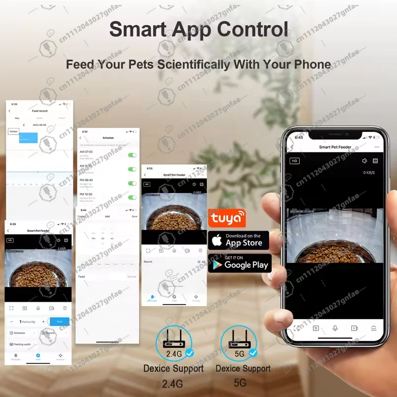 スマートWiFiステンレス製ボウル自動ペットフィーダー（猫・ - Smart Pet Feeder Camera 1080P Wifi のレビューと価格