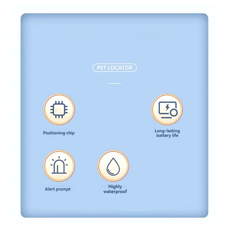 

【Hot-Selling!】2X Dog Tracker Pet Tracker-Dog Tracking Collar IP65 Works With Any Collar (Android & IOS Universal) Cat Version