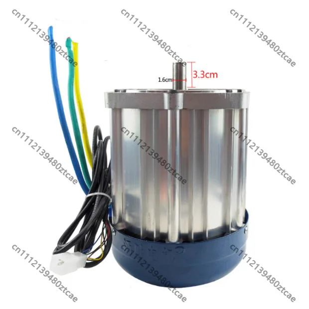 72V 2.2KW Brushless DC Motor For Electric Vehicle Motorcycle