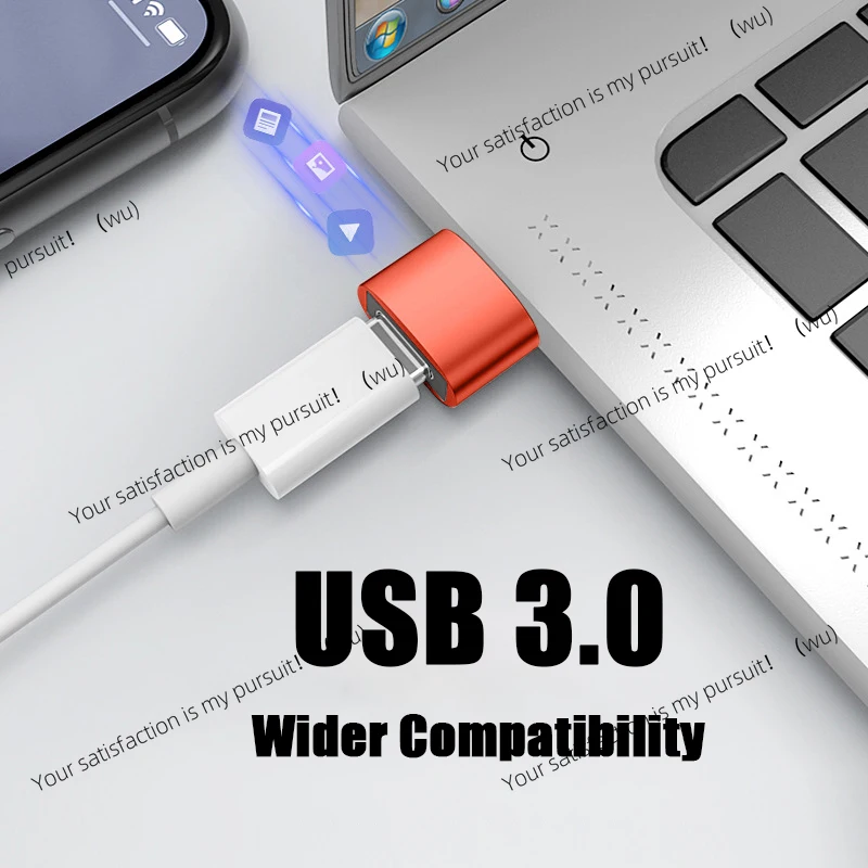 

USB 3.0 To Type C Adapter 10A OTG TypeC Female to USB Male Converter Fast Charging Data Transfer For Macbook Xiaomi Samsung