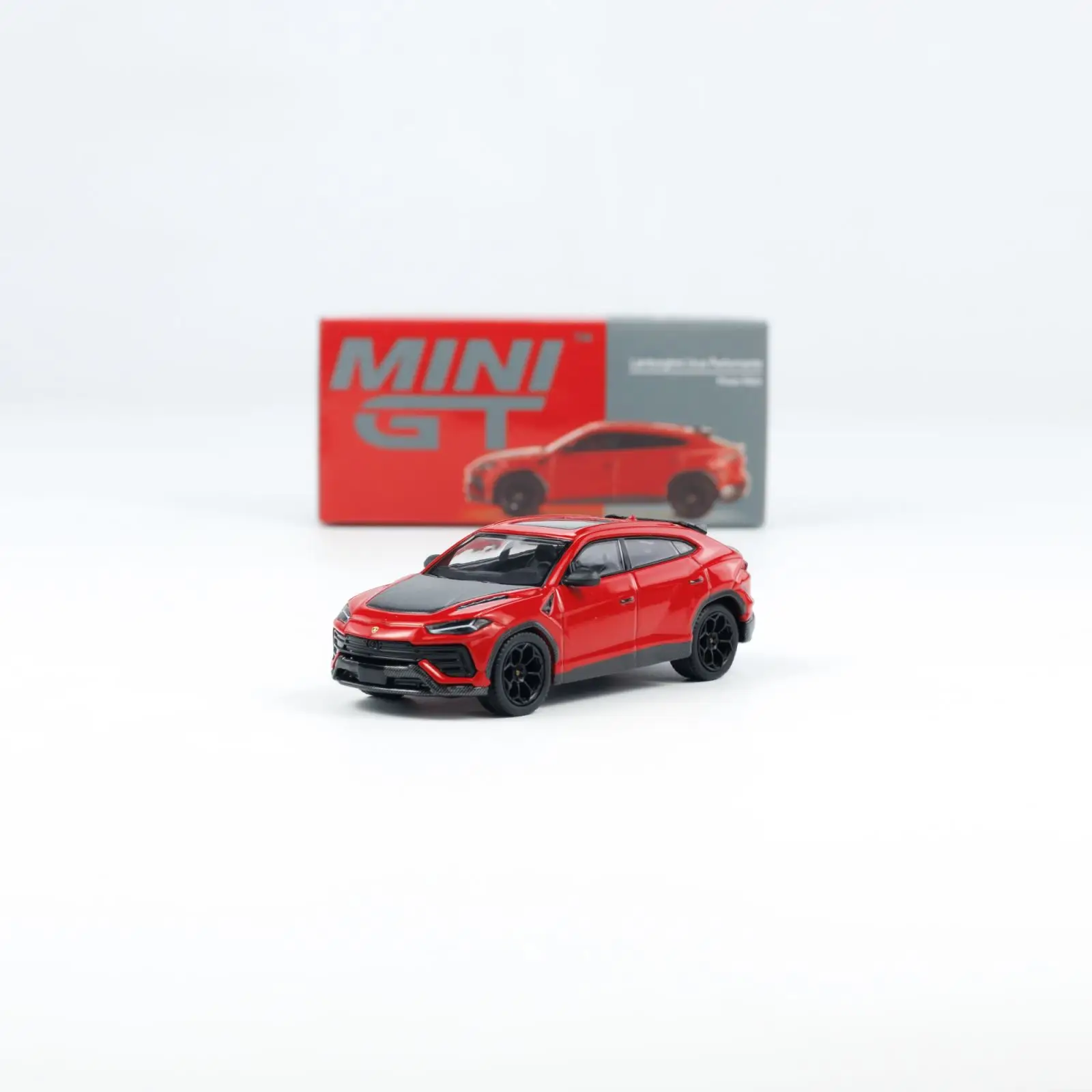 Modelo de coche TSM Mini Gt 1/64 Minigt 657 Urus performance, colección de modelos de coche de aleación fundida, Color Rojo