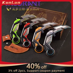 سلاح المشاجرة Valorant RGX Karambit Reaver ، سكين حرفية معدنية ، موديل حافظة ، لعبة سكاكين تدريب المعادن التكتيكية ، 17 سم أفضل 12 سكاكين تدريب Karambit مبيعا - رقم 11