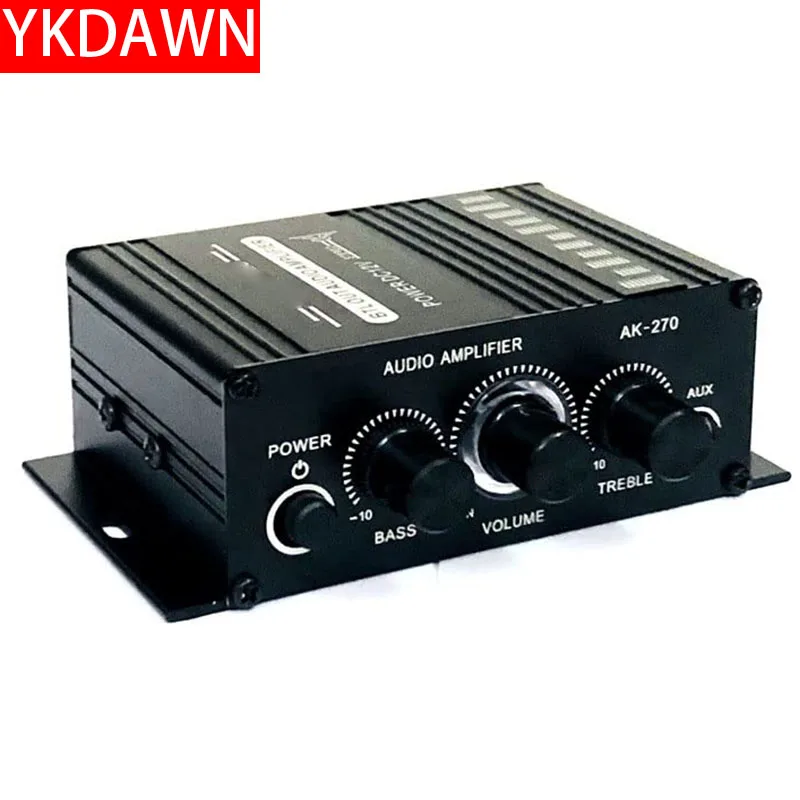 

YKDAWN Hifi Small Function Amplifier Headphone Mixer Class D Sound Speaker Radio Sd Dsp Amplificador Amp For Stage Desktop Ktv