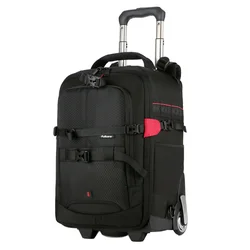 Professional DSLR Camera Trolley Suitcase Bag Video Photo Digital Camera Luggage Travel Trolley Backpack on Wheels