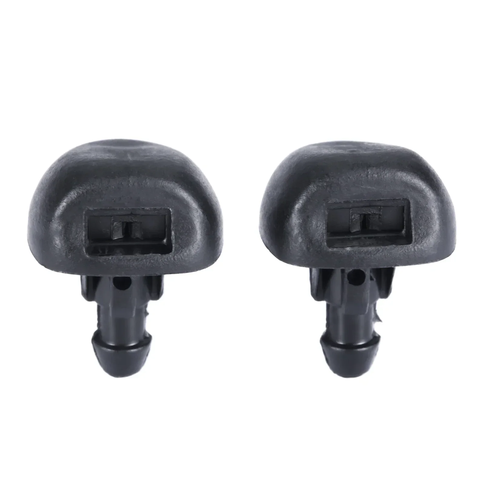 2Pc Car Front Windshield Wiper Washer Jet Nozzle for Peugeot Windscreen Jet AIC Competition 57936 Auto Accessories Black Plastic