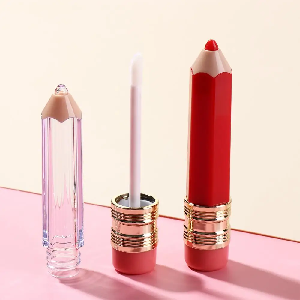 

DIY 5ml Lipgloss Tube Mini Transparent Refillable Bottles Empty Pencil Shape Sample Vials Handmade