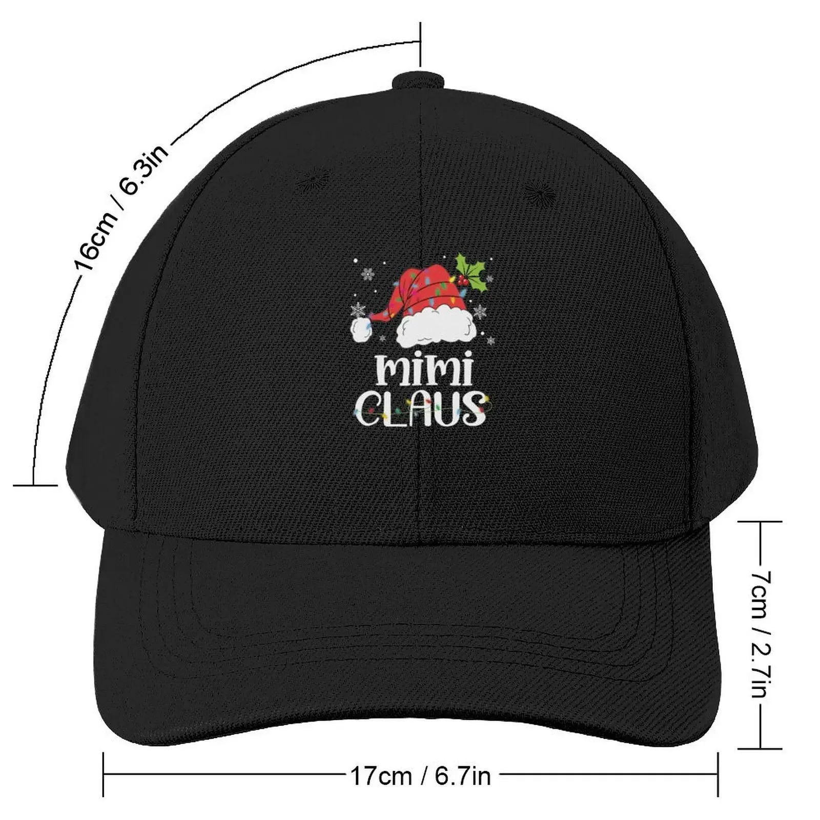 Mimi Claus Matching Christmas Family Baseball Cap Cosplay tea Hat Women's Men's