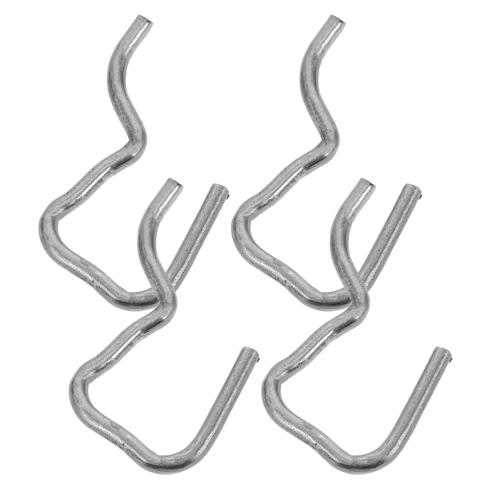 

4pcs Injector Connector Clips Compatible With Ford Durable Metal Fuel Leak Pipe Clips Secure Fastening Easy Installation For