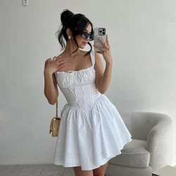 Suninheart Summer Elegant Party Dresses 2024 New Arrival Floral Print A Line Birthday Dresses Casual Mini Graduation Dress Women