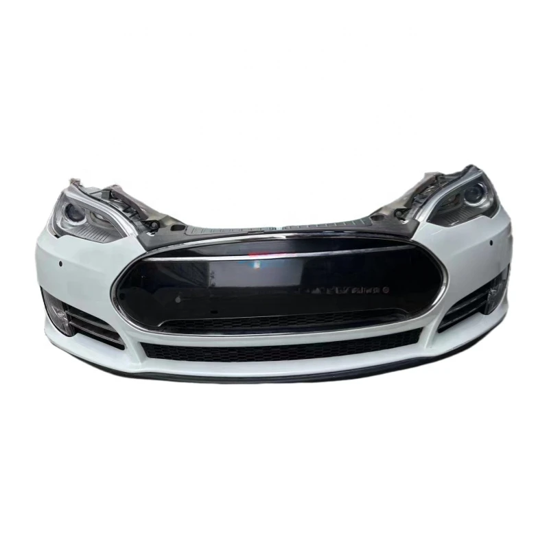 Front Bumper Assembly With Radiator Bracket Fit For Model S Aftermarket