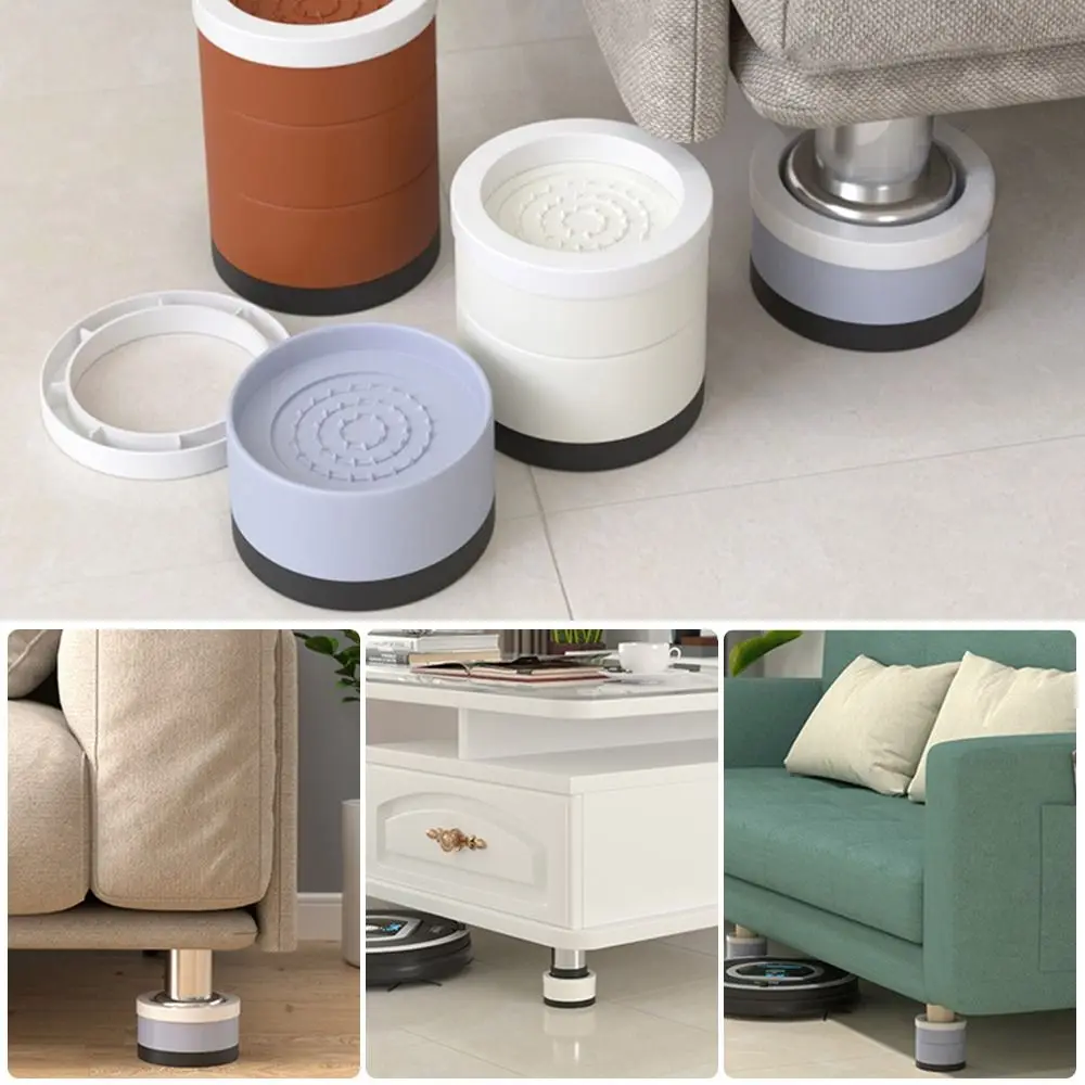 

Home Supplies Raise Height Shockproof Non-slip Shock Mute Mats Bed Furniture Risers Anti Vibration Pads Reduce Noises Tools