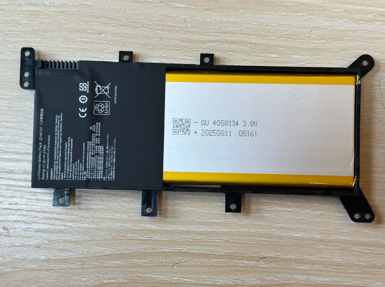 C21N1347 Laptop Battery For ASUS C21N1347 A555 A555L F554 F554L F555L FL5500L FL5600L F555UA F555U F555UJ F555UF K555D R557L