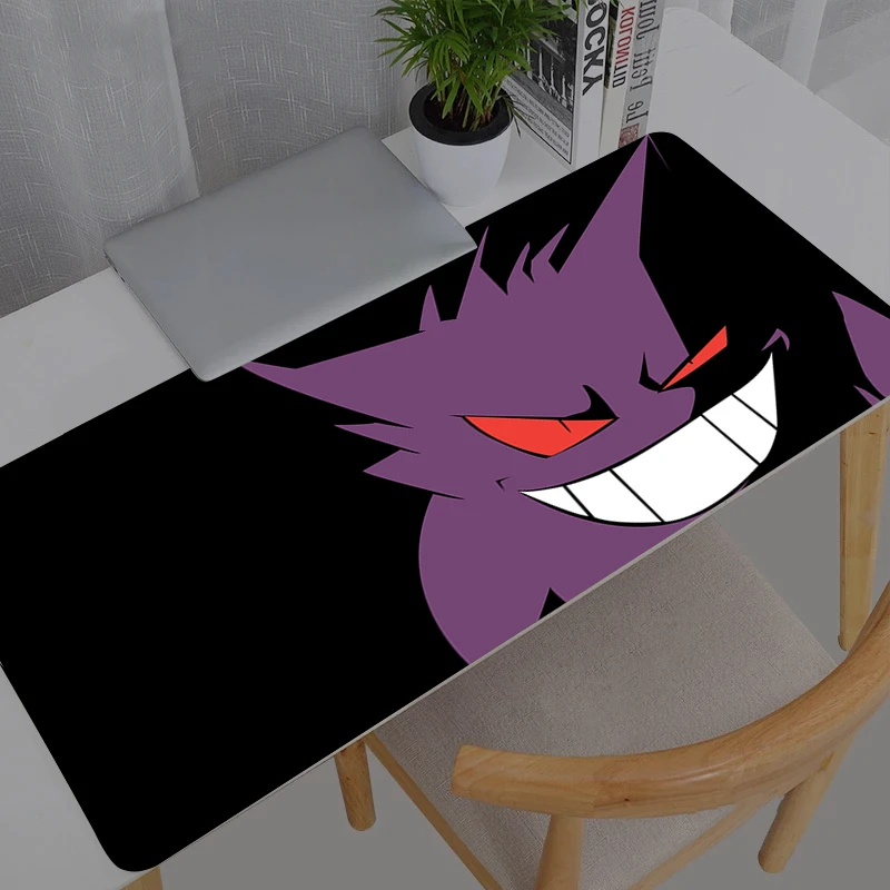 Mouse Pad Gengar Pokemon Pikachu Anime Carpe Large PC Gamer Computer Mausepad Varmilo Keyboard Gaming Accessories Desk Mat