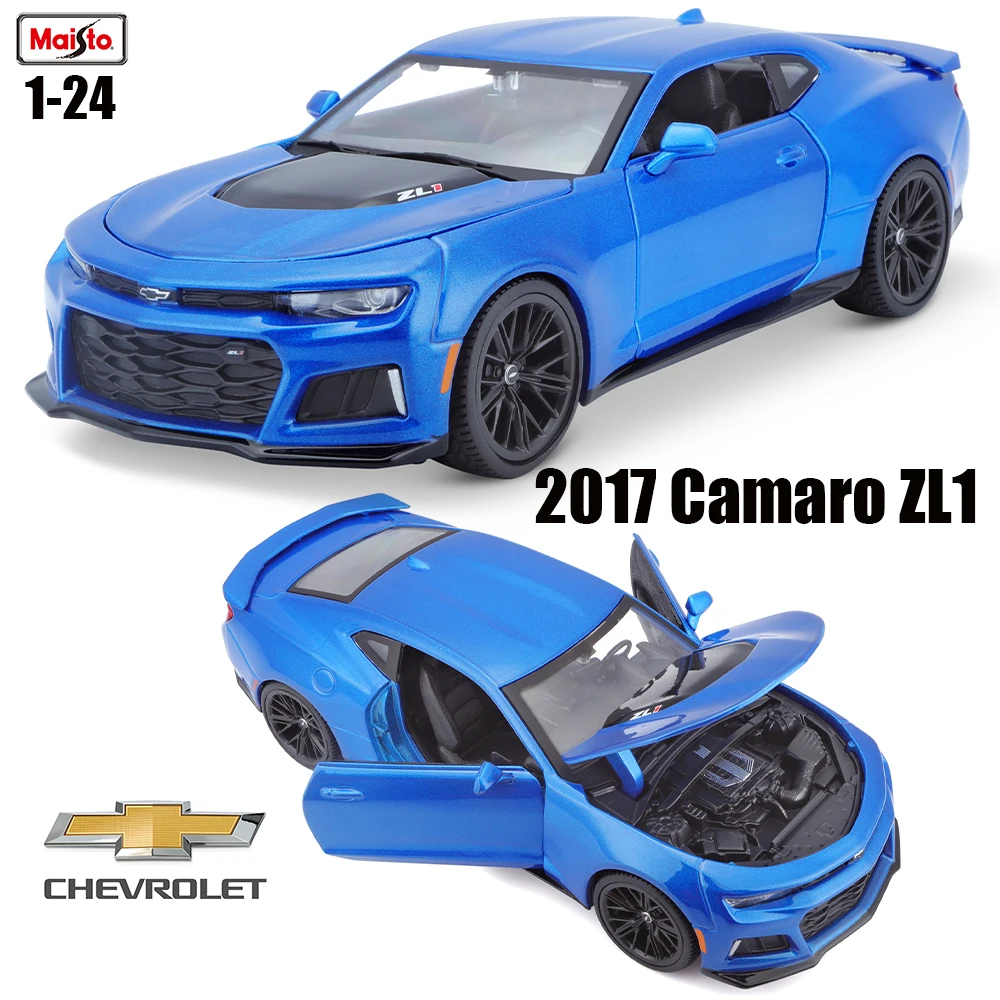 

Maisto 1:24 2017, Chevrolet Camaro ZL1, антикварный автомобиль, статический литой автомобиль, Коллекционная модель автомобиля, игрушка в подарок, Tide Play
