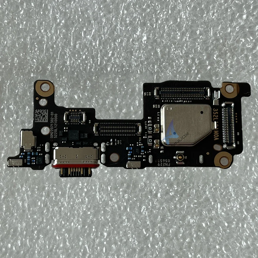 PCB Charge Board for Xiaomi Mi 12T Pro, USB Port Connector Dock, Charging Ribbon Cable with Microphone, New