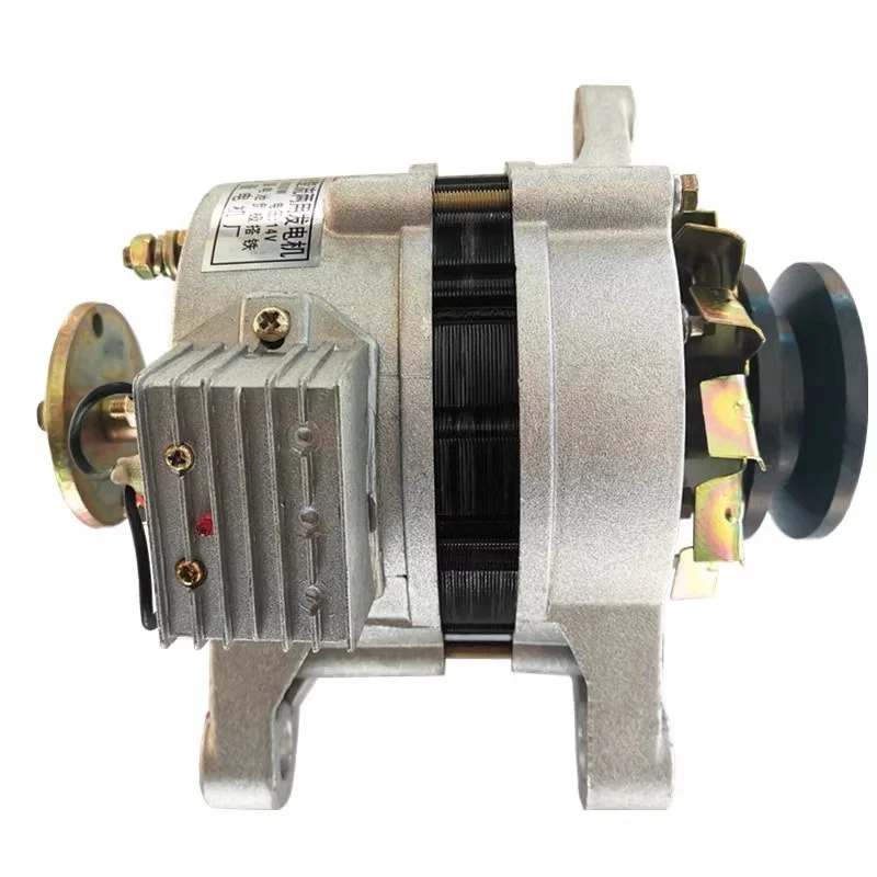 Agricultural vehicle tricycle permanent magnet constant voltage pure copper 12V14V modified DC dual-use generator 1500W