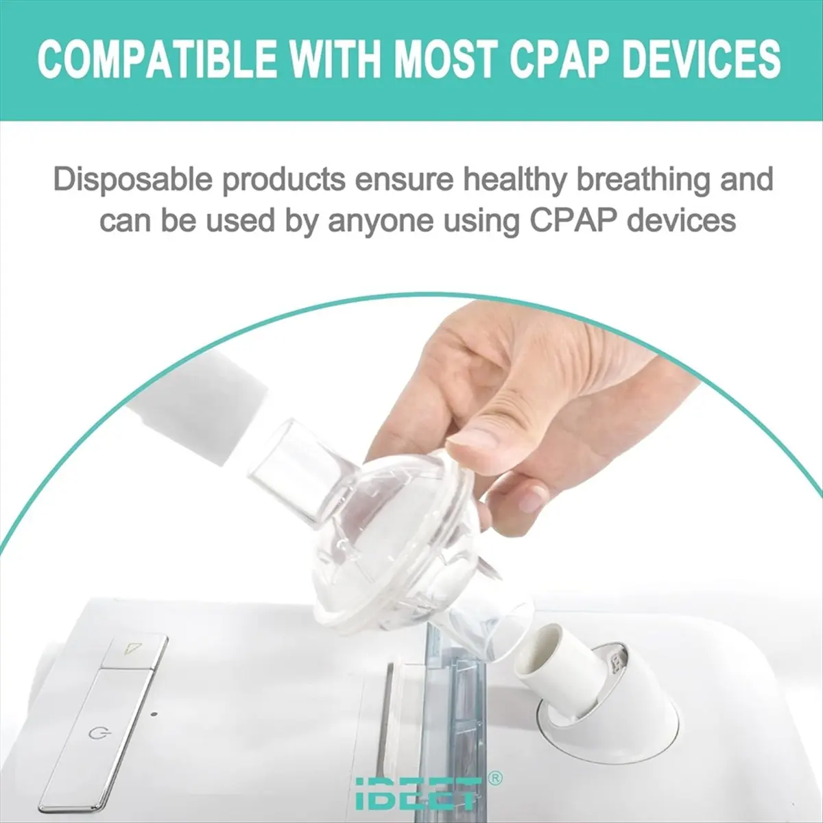 【Newest AT03】 InLine Filters for BiPAP Machines Replacement Filters 6PCS
