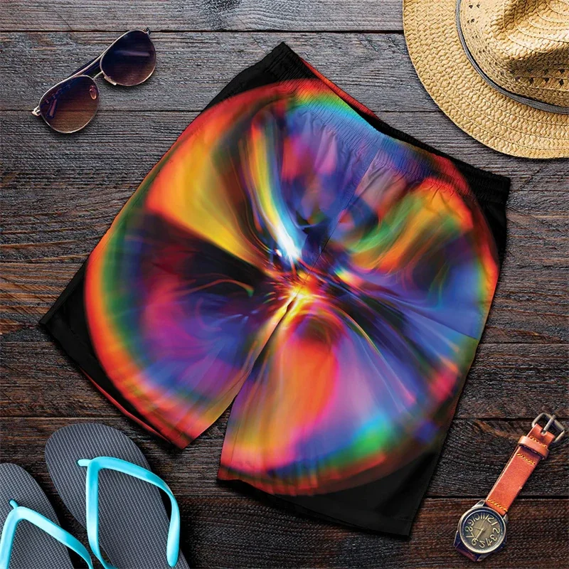 3D Print Colorful Bubble Board Shorts For Men Simple Fashion Pattern Beach Shorts Summer Harajuku Surf Street Kids Swim Trunks