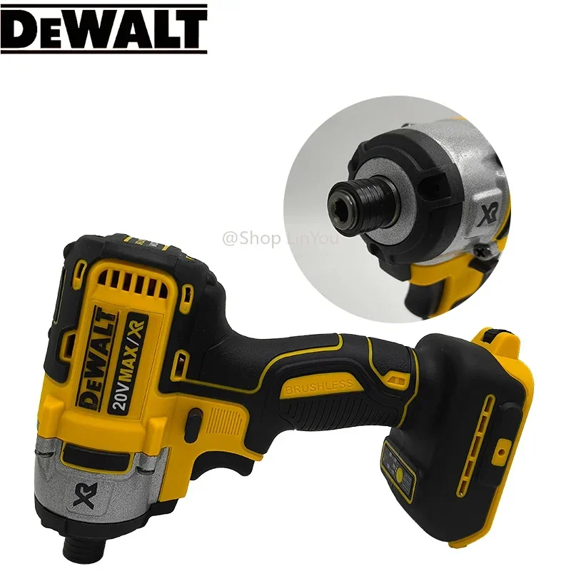 Atornillador de impacto eléctrico sin escobillas Dewalt DCF887, taladro de impacto eléctrico inalámbrico para batería Dewalt de 20V (solo máquina)