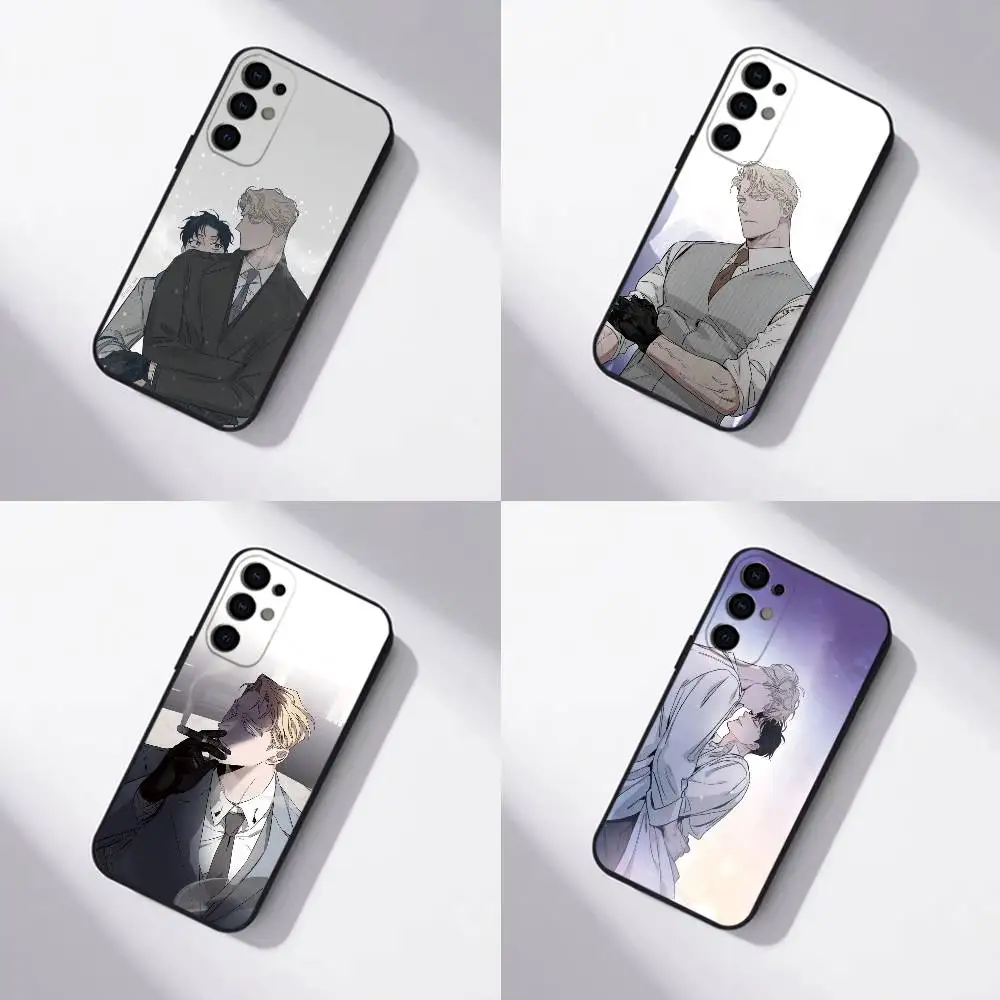 R-roses and C-Champagne GIFT Phone Case Black Silicone Soft For Samsung S25,S24,S21,S22,S23,S30,Ultra,S20,Plus,Fe,Lite