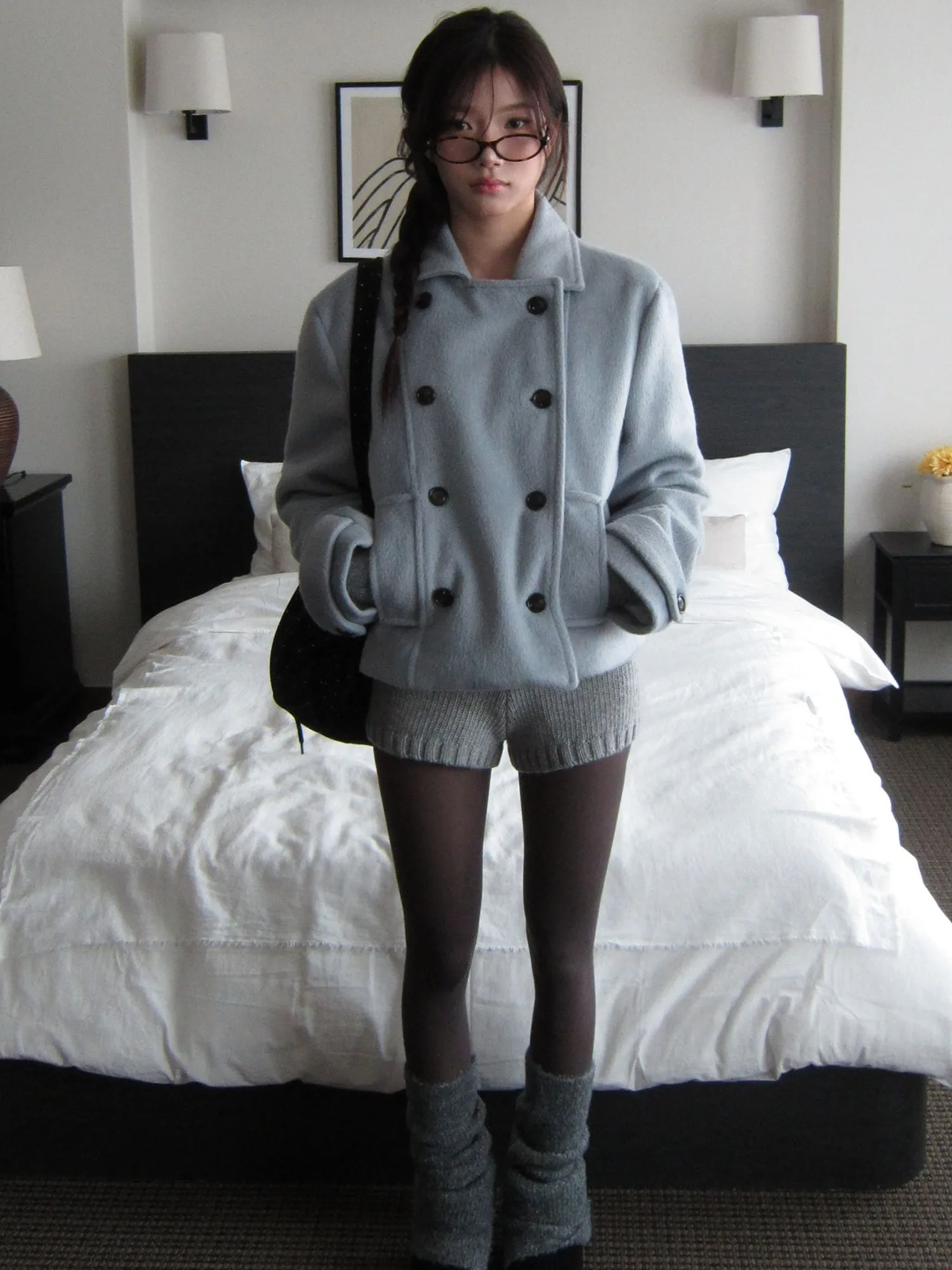 

Ретро школьное пальто для японских девушек с отложным воротником, двубортное хлопковое шерстяное пальто, куртка, весна-осень-зима, женское...