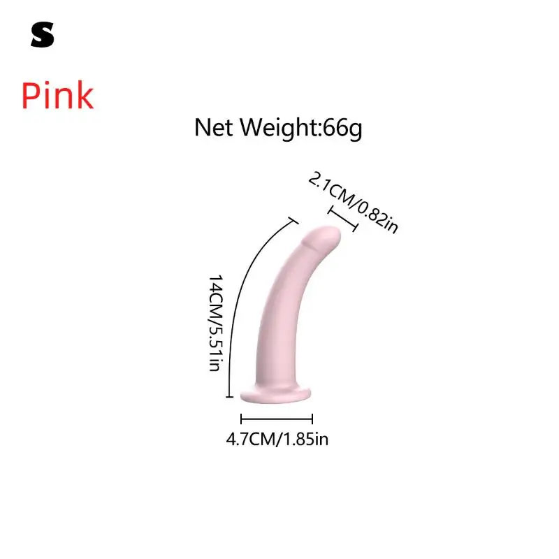 【SA】【SA】Dildo curvo in silicone con ventosa, plug anale per allenamento, giocattoli sessuali, plug anale, uso vaginale, anale e del sedere_voghion.com