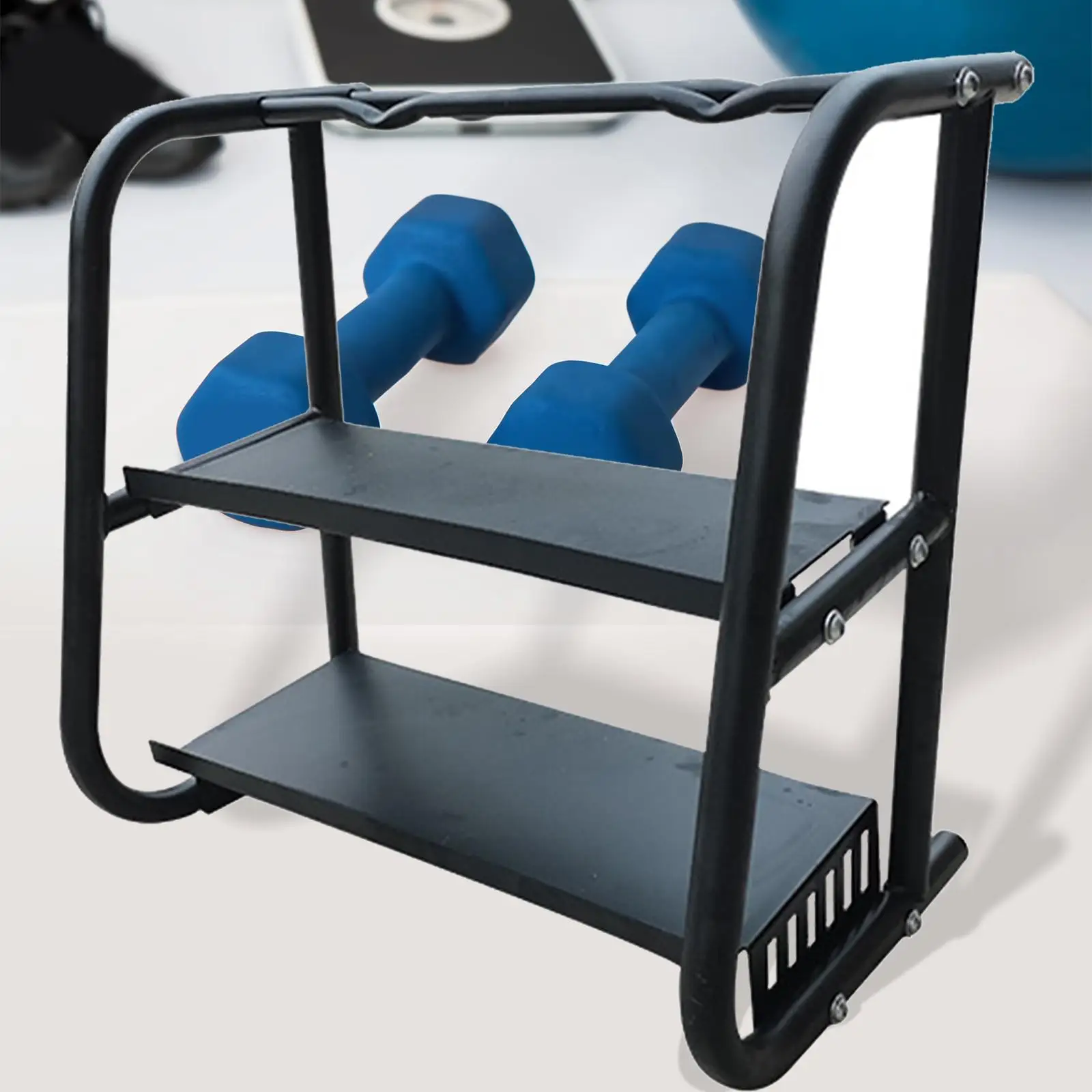 

3 Tier Iron Dumbbell Rack Stand Weight Storage rack for Home Gym