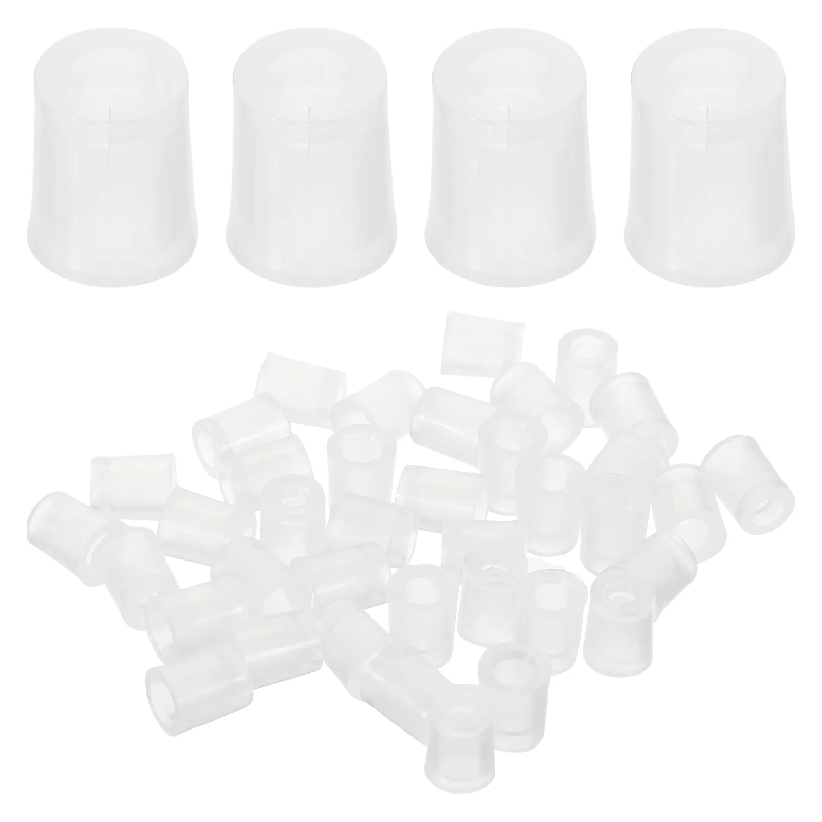 

50 Pcs Perfume Dispenser Refill Pump Tools Adapter for Syringe Bottle Conversion Head Film