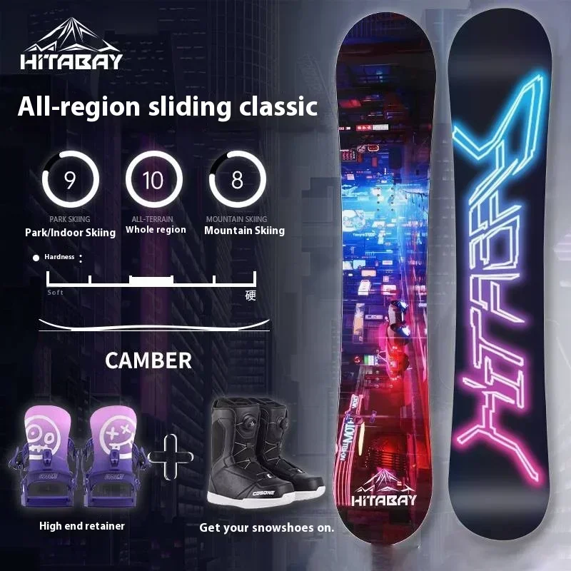 Factory wholesale ski board snowboard Carving Snowboards & Skis Winter outdoor sports for adult and children