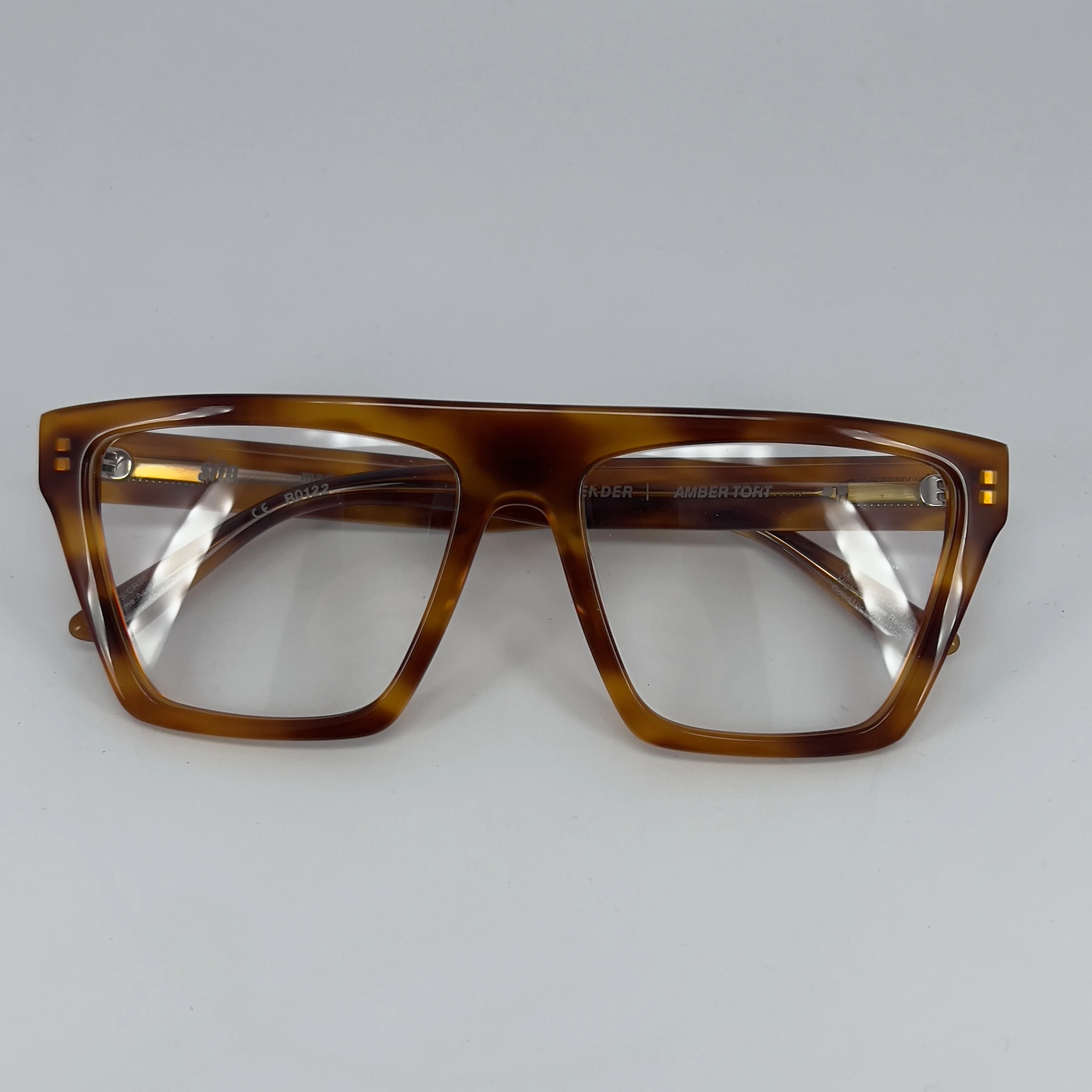 Handcrafted Plant-Based Eyeglass Frames with Acetate Fiber Construction for Men and Women