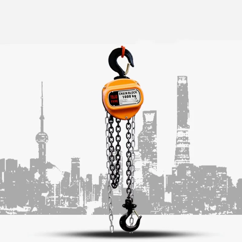 Manual Chain Hoist 3/6Meter Portable Manual Lever Block Lifting 1 Ton Hand Hoist For Lifting