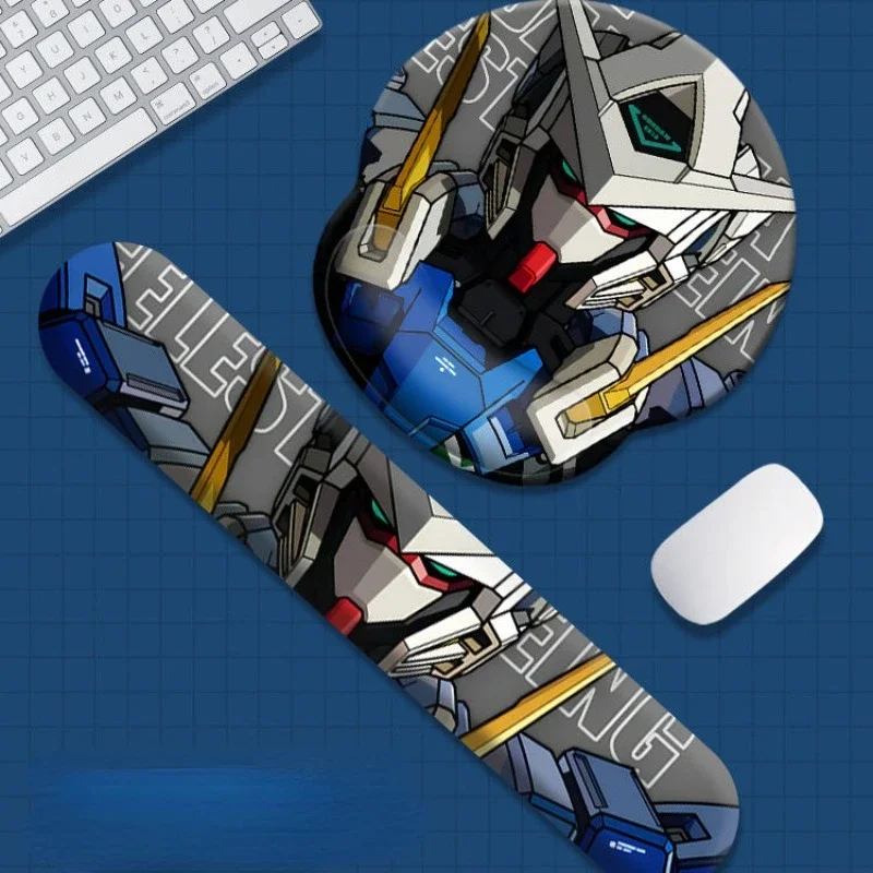 La migliore vendita Gundam Mobile Suit Creative Cool tappetino per Mouse in Silicone per ragazzi E ragazze E-Sports Game Office tiping Pad da polso