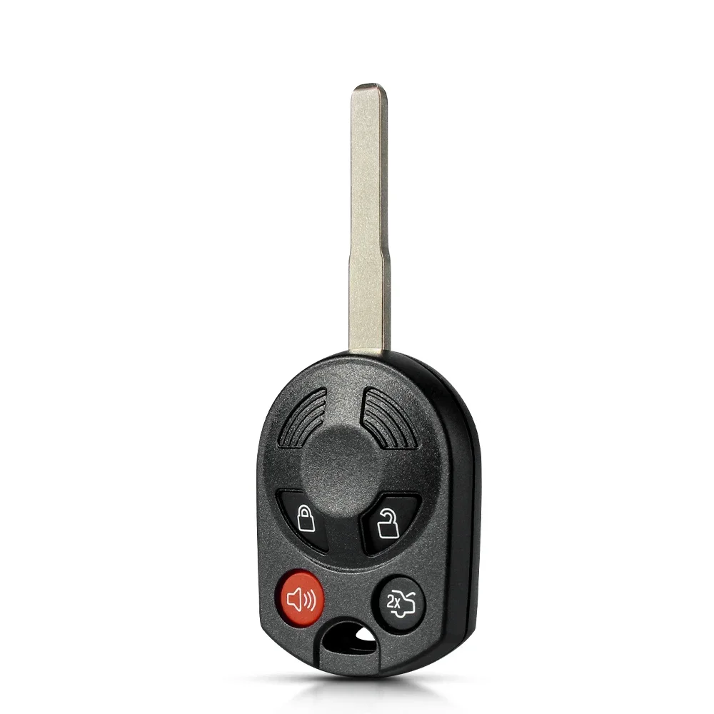 KEYYOU 4B Remote Key Shell Case FOB For Ford Escape 2013-2019 Fiesta C-Max 2013-2019 Focus 2012-2019 Transit Connect 2013-2018