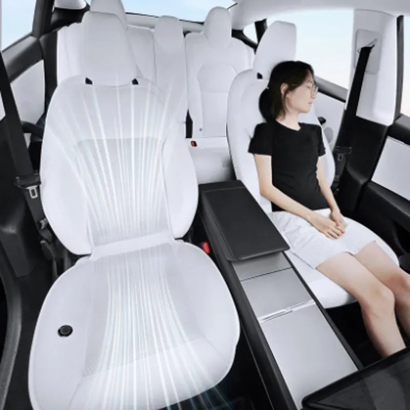 For Tesla Cushion Ventilation Seats Cover Model 3 Model Y Summer Cool Breathable With Fan Ventilated Seat Car Accessories