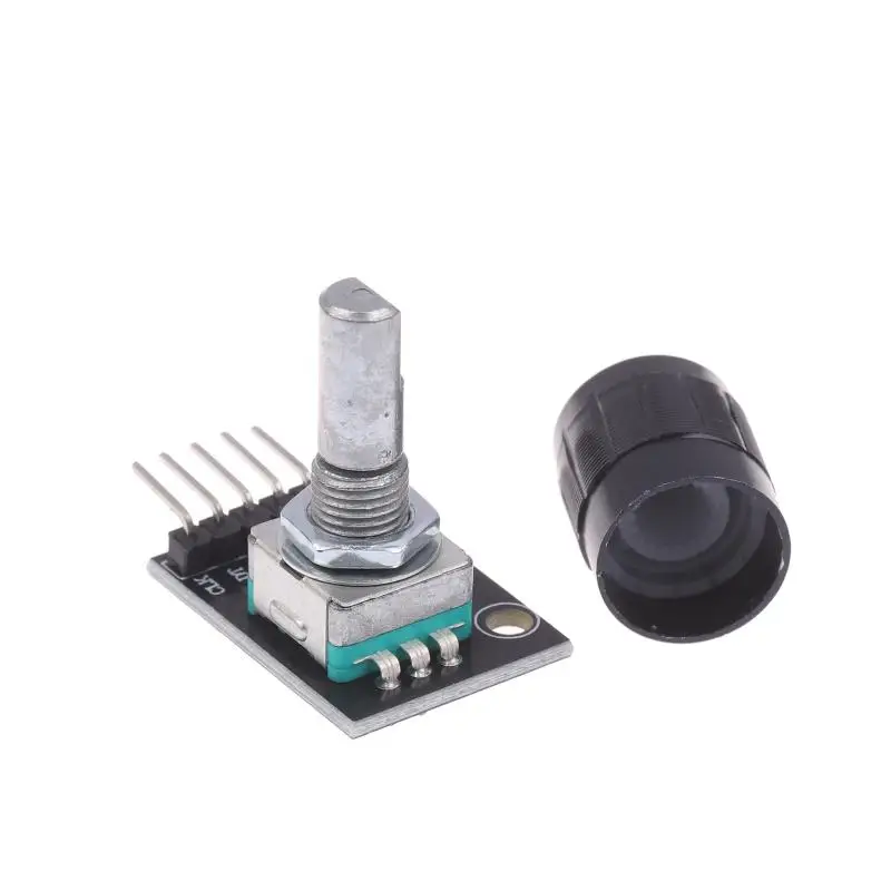 Picture 4: KY-040 360 Degree Rotary Encoder Module With Push Button 20 Pulse 5VBrick Sensor Modules For Arduino Or DIY Electronics