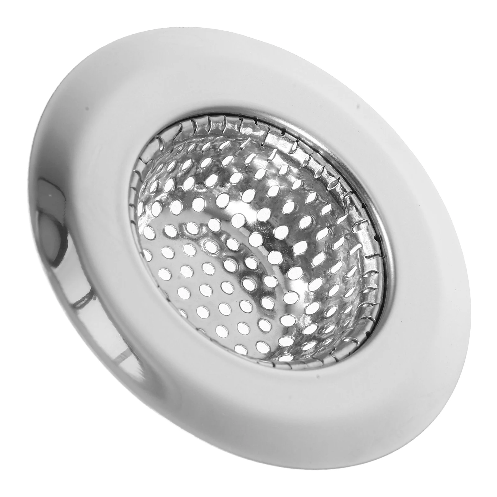 

Stainless Steel Sink Strainer Kitchen Drain Screen Mesh Filter Hair Catcher Bathtub Rim Pipe Bath Tub Drain Grease Trap