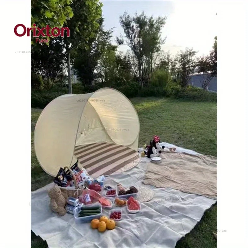 Korean style outdoor folding convenient tent. Outdoor camping, one second quick opening,  spacesun shadingpicnic beach tent