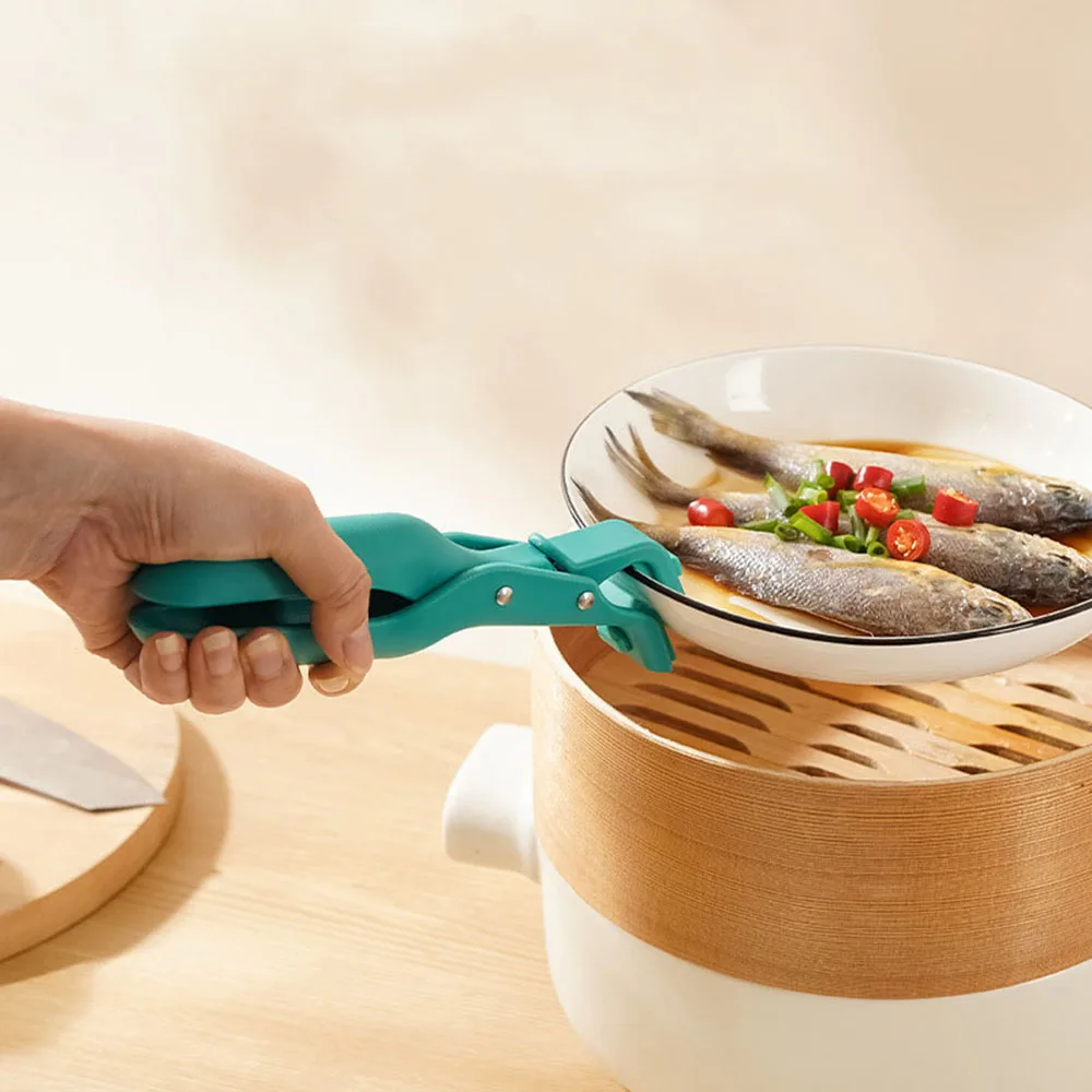 

Multifunctional Silicone Dish Lifter Anti-Scald Bowl Holder Clip Portable Non-Slip Plate Lifter Clamp Kitchen Accessories