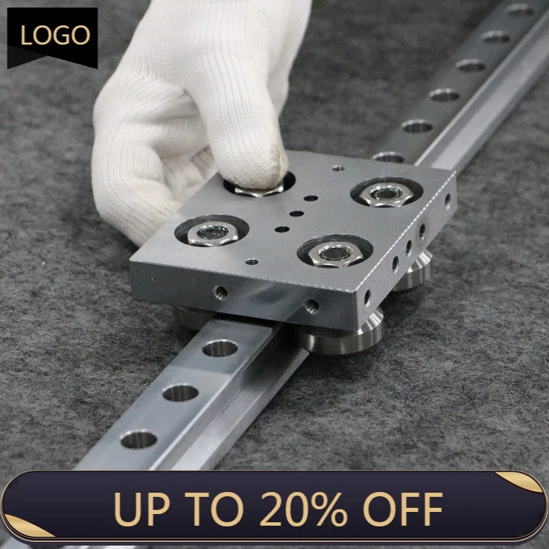 Qingong High-precision Silent Bearing Steel Linear Guide Slider Linear Module T23 for CNC Machine Tools and 3D Printers