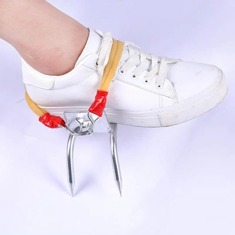 Tree Climbing Tool carbon steel Climbing Tree Shoes Pole Climbing Spikes For Hunting Observation Picking Fruit Climbing Tool