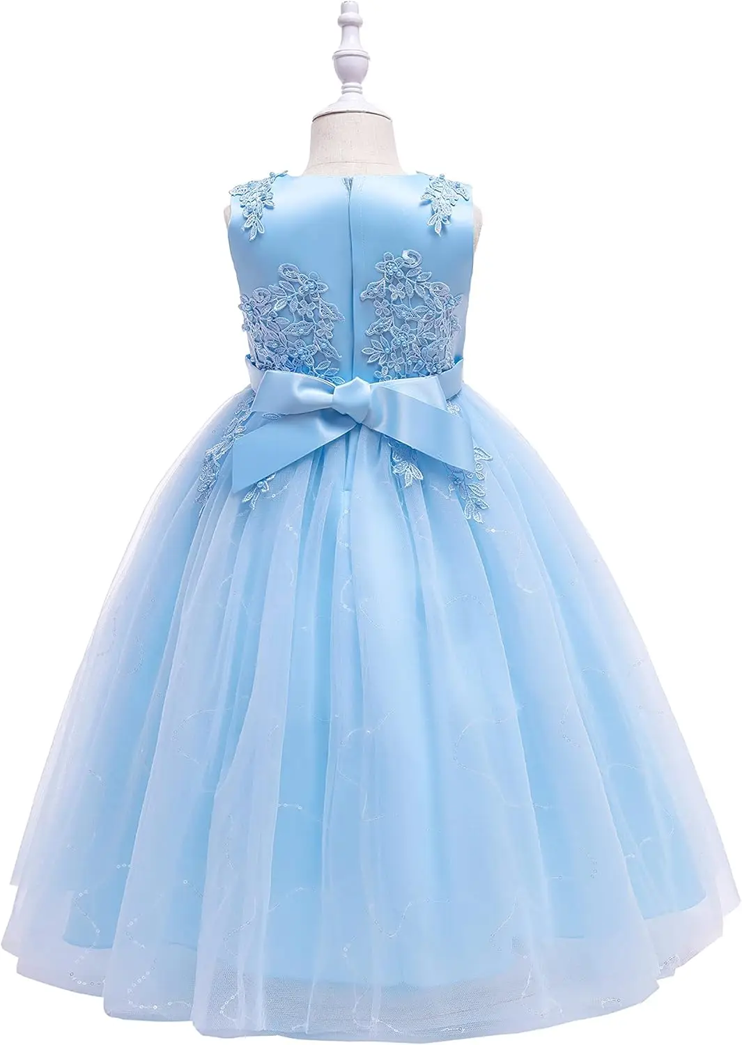 ชุดเดรสลูกไม้สำหรับเด็กหญิงตัวเล็ก/ตัวใหญ่ ชุดเพื่อนเจ้าสาว ชุดราตรีงานแต่งงาน ชุดเจ้าหญิงสำหรับเด็กเล็ก ชุดราตรีงานประกวด ชุดราตรีออกงาน