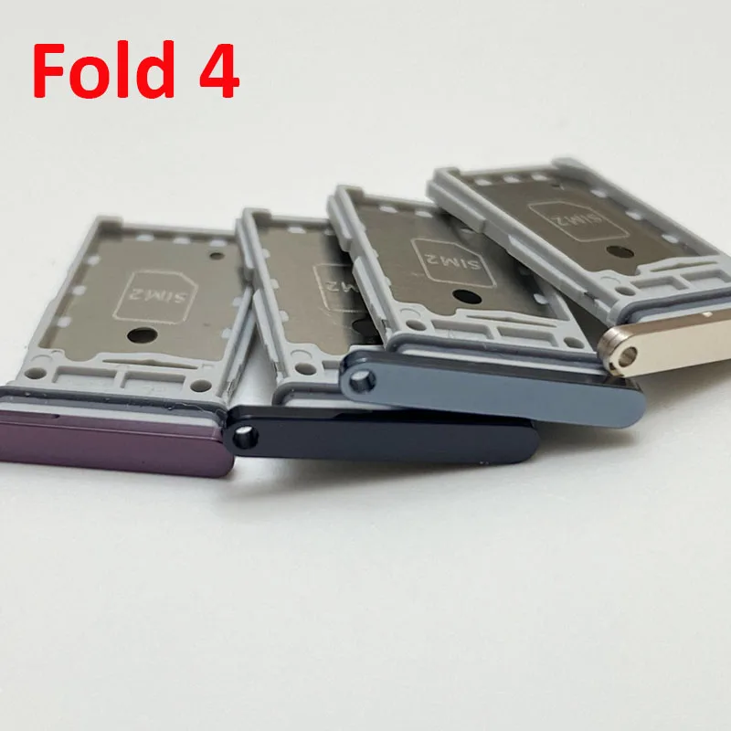 Phone Sim Chip Card Tray Slot For Samsung Galaxy Z Fold 4 F936 F936B F936U SIM Card Tray Slot Holder Replacement Part