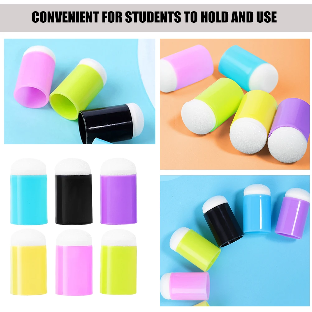 

12 Pcs Applicator Finger Sponge Tool Child Tools Small Dauber Art Painting Drawing Daubers