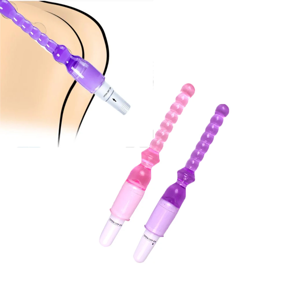 Anal Beads Vibrator Adult Masturbation Butt Plug Prostate Massager G-Spot Stimulation Soft Silicone Backyard Toy Sex for Couples