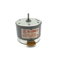 1 adet Metal 530 çift hızlı ileri rotasyon Motor 12VDC 1600/3200RPM CW kaset bant güverte kaydedici ses Motor aksesuarları için