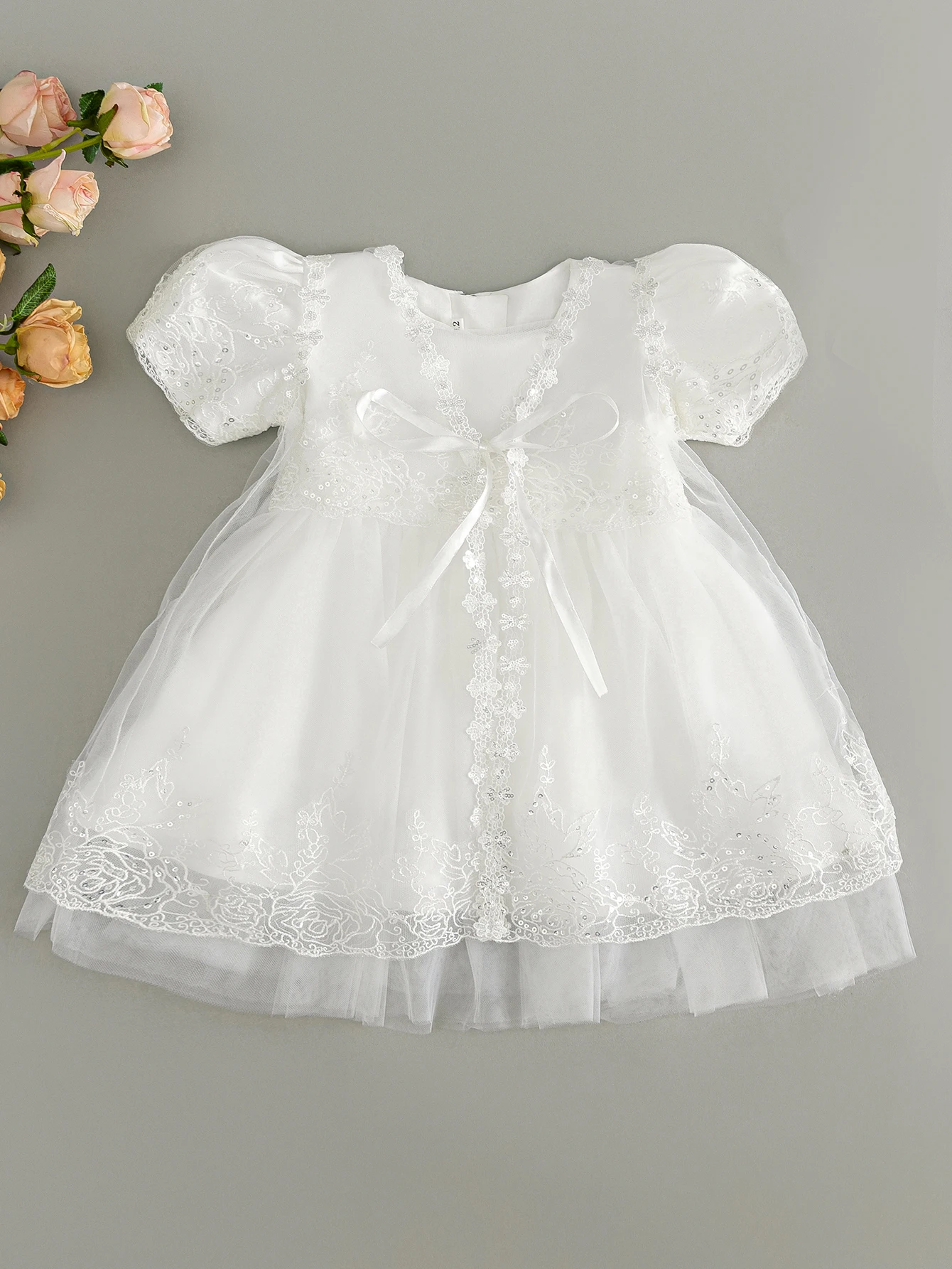 Baby Girls 0-2 Year Old Frocks Designs Kids Flower Princess Dress suit Baby Girls Party Dresses