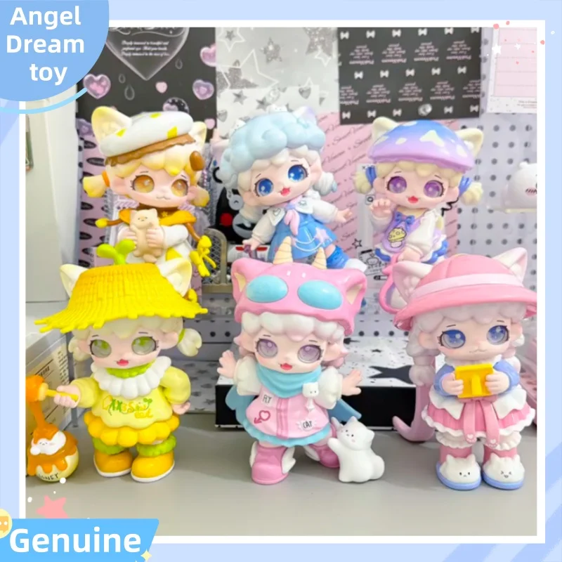 

Новое пятно, подлинная Mi Can, сопровождающая дневник, трендовая игрушка, слепая коробка, милый и нишевый кот, куклы из ПВХ, куклы, игрушки, украшения для девочек, праздничные подарки