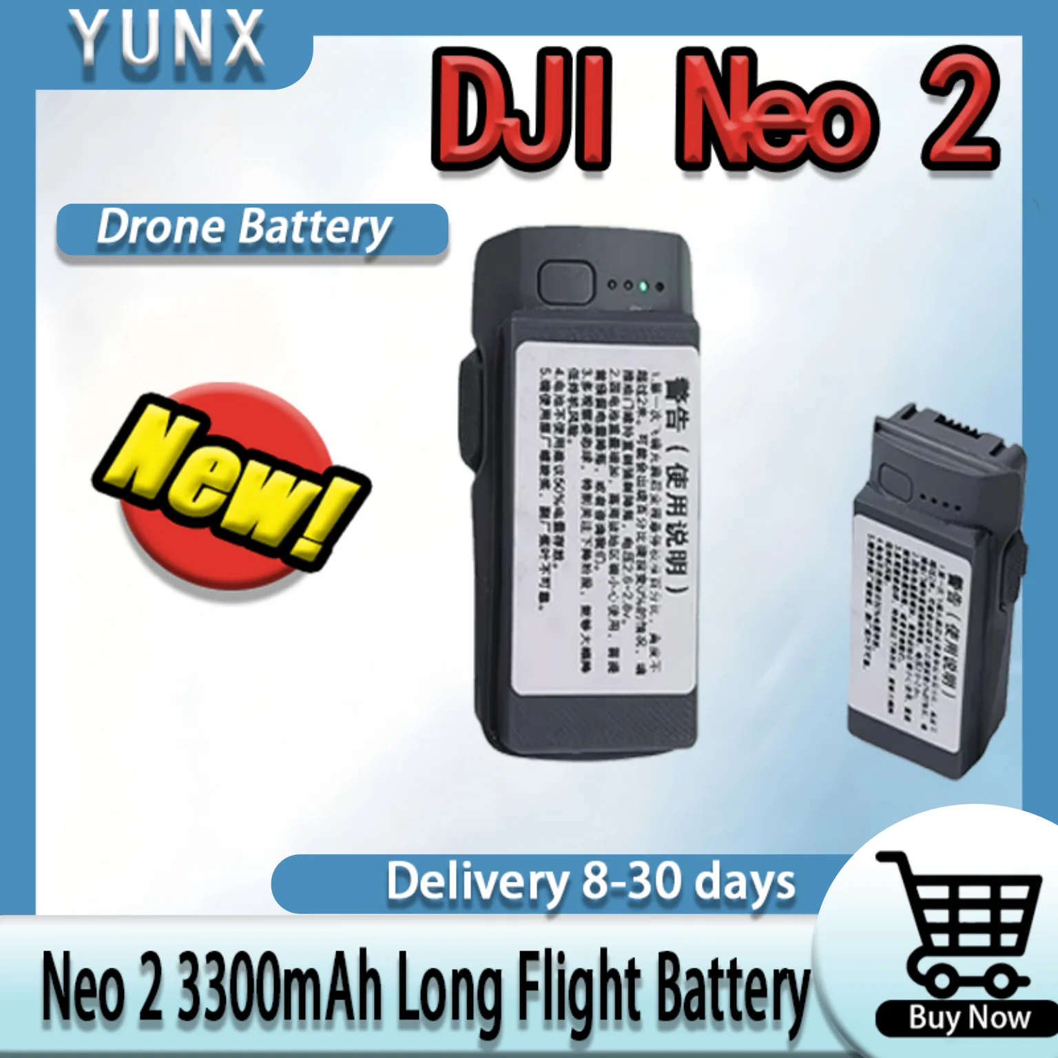 �y�Z�[�����zDJI Neo 2�p �V�^�g�b�v3300mAh���e�ʃo�b�e���[�ANeo 2�h���[���A�N�Z�T���[�p25����s�o�b�e���[
